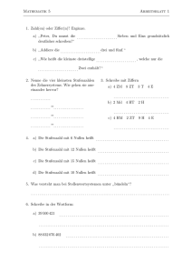 Zahlensysteme 1 - Robert-Koch