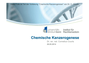 Chemische Kanzerogenese