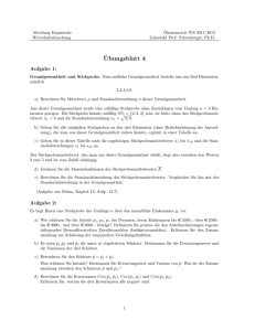 Ubungsblatt 4 - Empirische Wirtschaftsforschung und Ökonometrie