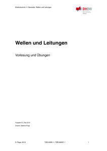 Wellen und Leitungen