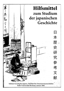 Hilfsmittel zum Studium der japanischen - Ruhr