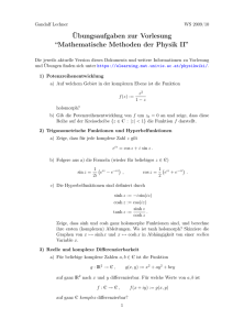 Mathematische Methoden der Physik II