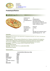 bruschetta romana - Pizza | O sole mio