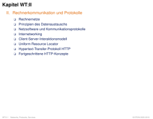 Kommunikation und Protokolle für Web-Systeme