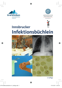 Infektionsbüchlein - Medizinische Universität Innsbruck