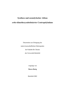 Synthese und ozonolytischer Abbau