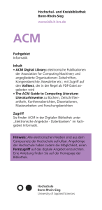 ACM - und Kreisbibliothek Bonn-Rhein-Sieg