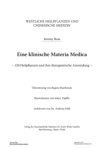 Eine klinische Materia Medica