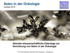 Selen in der Onkologie