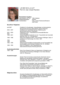 Prof. Dr. med. Ursula Peschers - Deutsche Kontinenz Gesellschaft