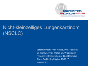 Nicht-kleinzelliges Lungenkarzinom (NSCLC)