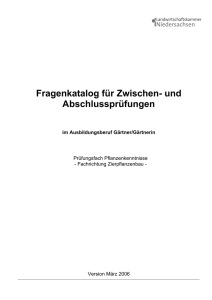 Fragenkatalog für Zwischen