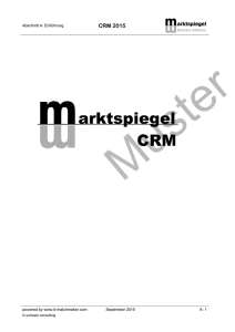 Marktspiegel Business Software CRM