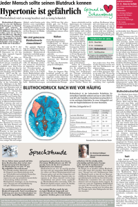 Hypertonie ist gefährlich: Jeder Mensch sollte seinen Blutdruck