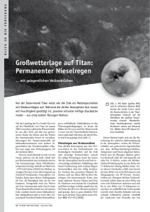 Großwetterlage auf Titan: Permanenter Nieselregen