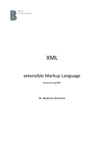 extensible Markup Language