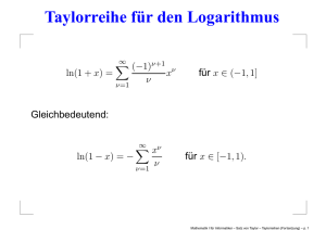 Taylorreihen