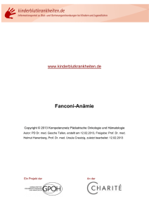 PDF-Datei Fanconi-Anämie