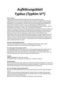 Aufklärung Typhus