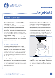 Infoblatt „Wunde Brustwarzen“