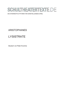 lysistrate - Schultheatertexte