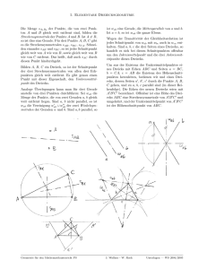 1. Elementare Dreiecksgeometrie - TU Wien