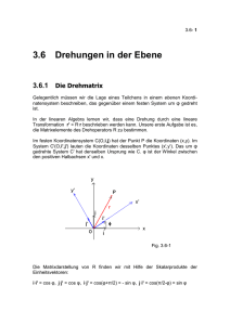 3.6 Drehungen in der Ebene