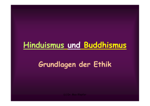 Hinduismus und Buddhismus - ethikzentrum