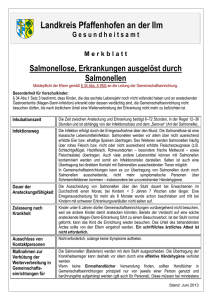 Salmonellen Infoblatt - Landkreis Pfaffenhofen