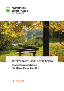 Psychotherapiestation für ältere Menschen (K1)