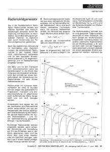 Radionuklidgenerator - Deutsches Ärzteblatt