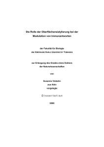 Die Rolle der Oberflächensialylierung bei der Modulation von