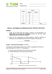 Klausur „Grundlagen der Elektrotechnik III“ SS 2012, 02.07.2012