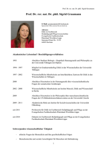 Prof. Dr. rer. nat. Dr. phil. Sigrid Graumann