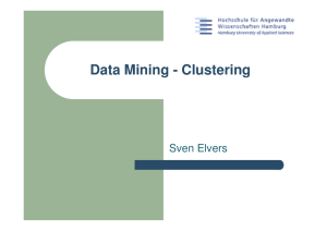 Data Mining - Clustering