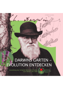 Darwins Garten ? Evolution entdecken