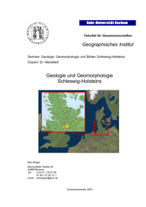 Geologie und Geomorphologie Schleswig-Holsteins