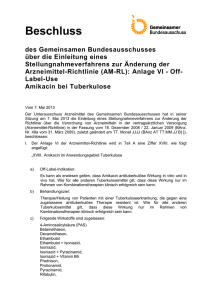 Beschlusstext (37,3 kB, PDF) - Gemeinsamer Bundesausschuss