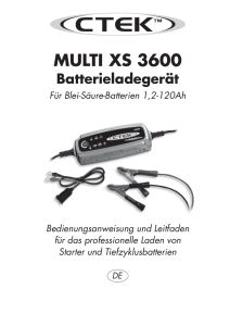multi xs 3600 - Onderhoudslader