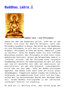 Buddhas Lehre I