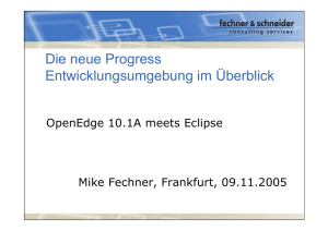 OpenEdge 10.1A meets Eclipse
