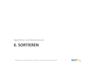 6. SORTIEREN