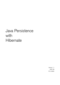 Java Persistence with Hibernate