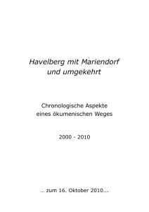 Havelberg mit Mariendorf und umgekehrt - T