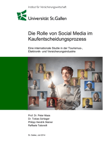 Die Rolle von Social Media im Kaufentscheidungsprozess