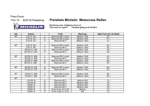 Motocross Michelin - Pneu