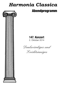 147. Konzert - Harmonia Classica
