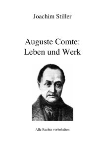 Auguste Comte: Leben und Werk