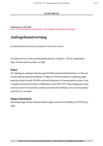 Anfragebeantwortung textinterpretiert / PDF, 124 KB