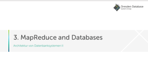 In reducer… - Database Technology Group